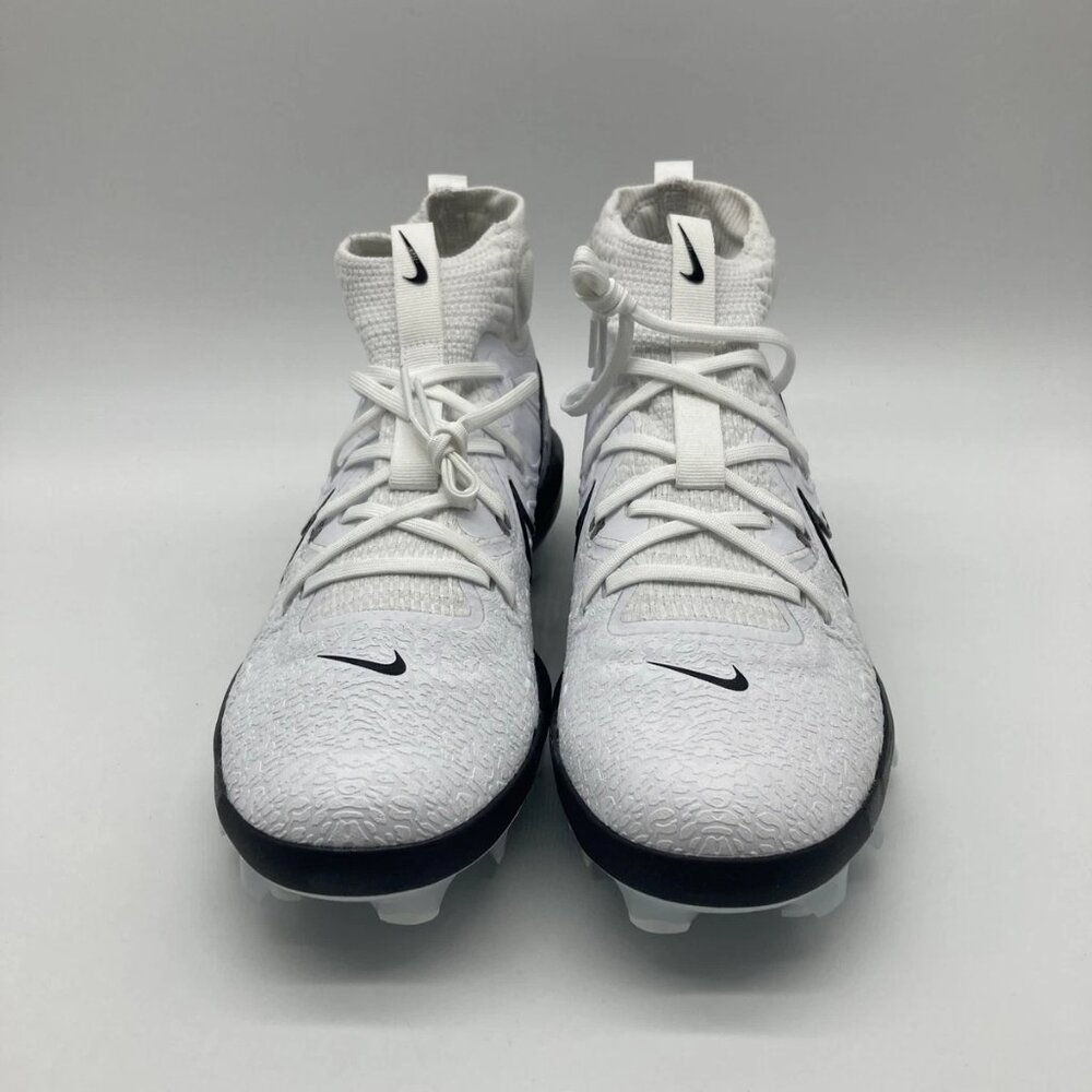 Nike Alpha Huarache NXT MCS Baseball Cleats Mens 7.5 White Black DJ6519-101 NEW - Picture 3 of 6